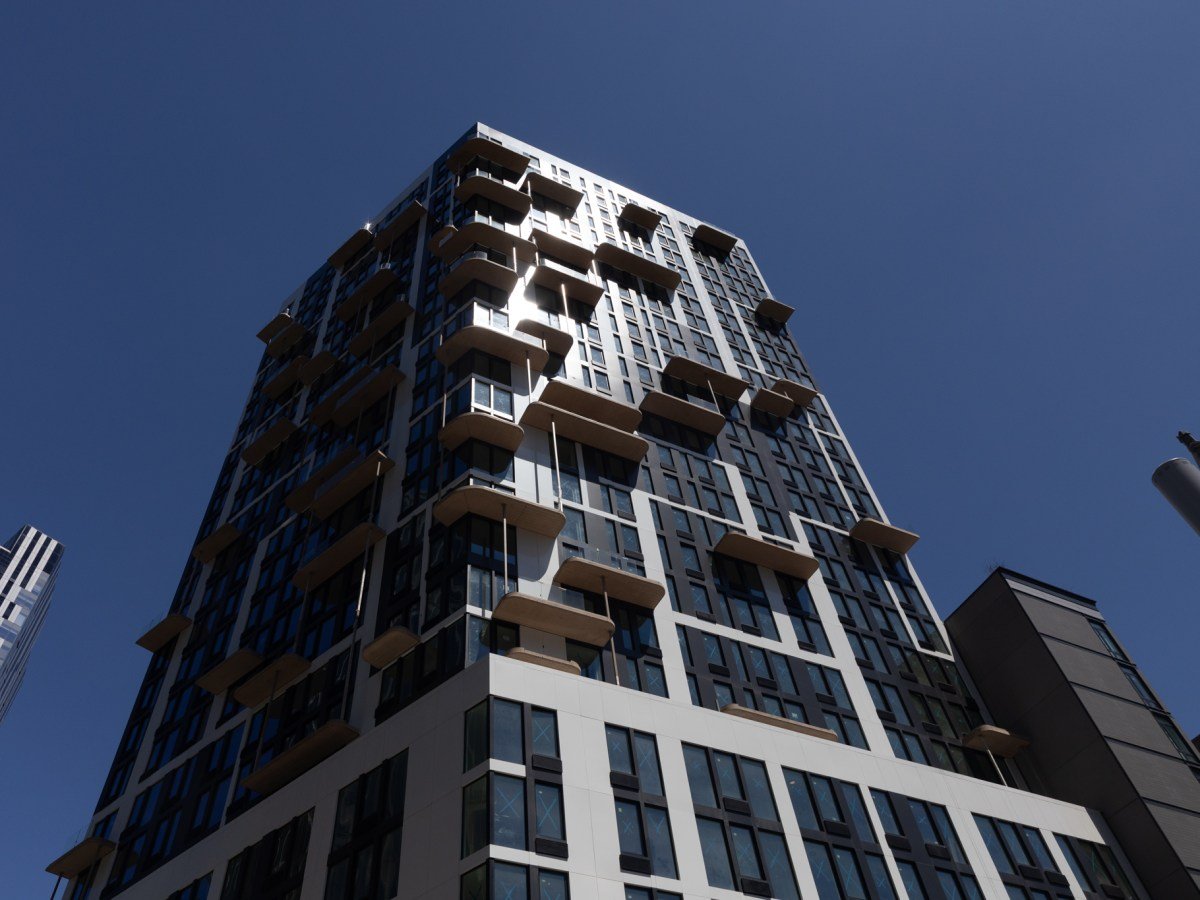 A residential development took shape along Flatbush Avenue in Brooklyn,