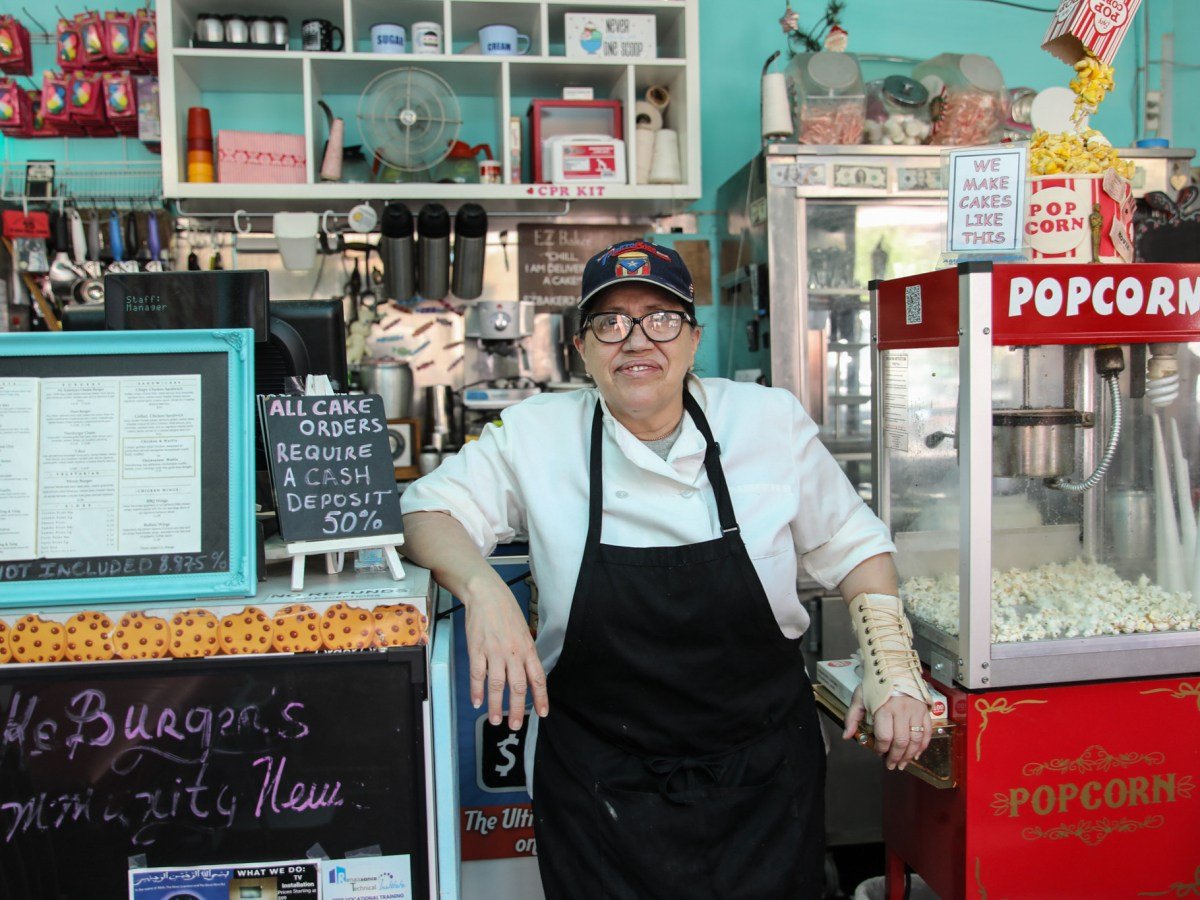CakeBurgers owner Evette said her East Harlem business has been impacted by President Donald Trump’s tariffs,
